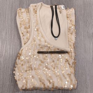 Dazzling Sequinned Rickis Tank Top, Aldo Choker & Lancome Eyeliner Bundle